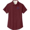 Burgundy / Light Stone