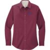 Burgundy / Light Stone