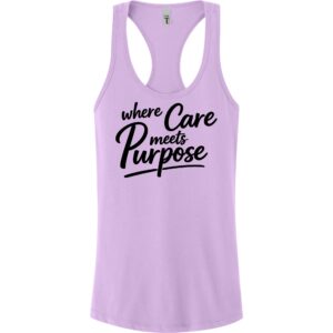 Where Care Meets Purpose Ideal Racerback Tank