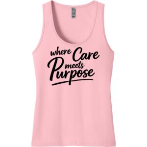 Where Care Meets Purpose Ladies Cotton Tank