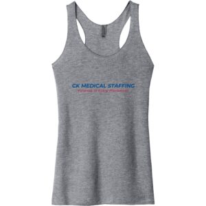 CK Logo Tri-Blend Racerback Tank