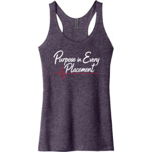 Placement with a Purpose Tri-Blend Racerback Tank