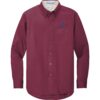 Burgundy / Light Stone